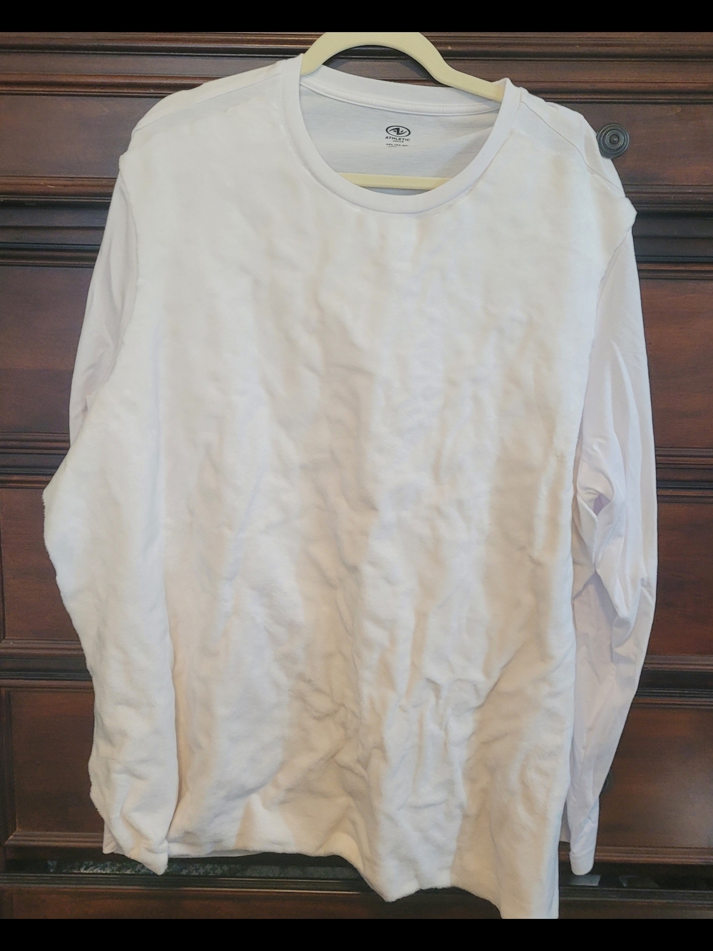 Fur-fronted White Long Sleeve Tee with Blind Mouse Costume Accessories